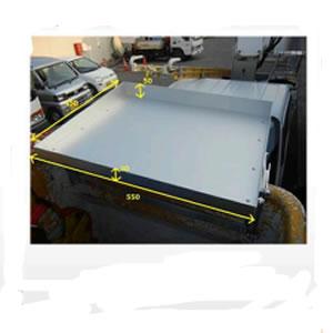 親和精密 バケット取付作業台 550×450 大型タイプ BW550C [SIW000003]