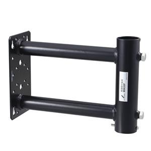 DXアンテナ 壁面取付金具(溶融亜鉛メッキ) ブラック MW20P [DXA000417]