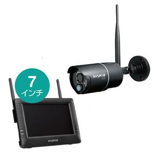 【優良配送対応】マスプロ 電工 WHCBL7M4 ワイヤレスHDカメラ 7インチモニターセット [MSP000760]｜k-material