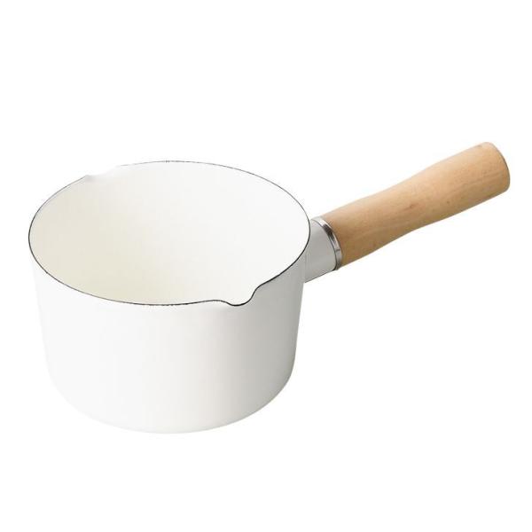 ● パール金属 ブランキッチンホーローミルクパン 12cm HB-4440 片手鍋 小鍋 琺瑯 ほう...