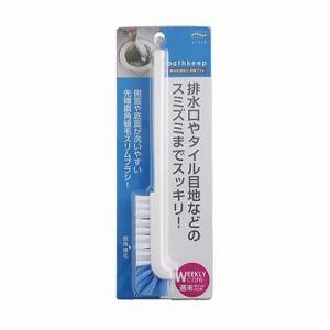 ◇ アイセン ＢＫＡ０５ 排水口・目地ブラシ BKA05 多目的ブラシ 掃除用ブラシ 溝掃除 ミゾ汚れ お風呂掃除 バス用品 掃除用具｜k-mori