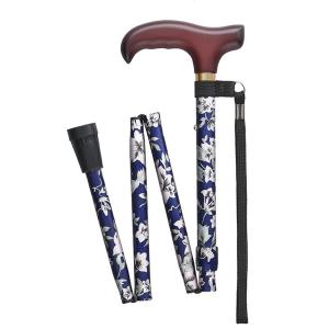 フジホーム ◇ ベーシック 伸縮S 花柄赤 WB3717 軽量 女性 一本杖