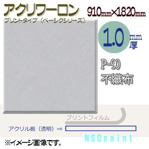 アクリワーロン P-90 不織布 1.0mm厚 910mm×1820mm 1枚  [法人/業者あてのみ][現場宛・個人宛は別途有料]｜k-nsdpaint