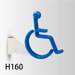 [法人宛ノミ]3D160Y-D H160 側面型 3Dピクト 車椅子ピクト 樹脂成形品 株式会社フジタ トイレ サイン 視認性｜k-nsdpaint