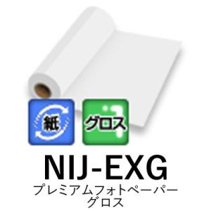 [法人宛ノミ]NIJ-EXG 1372mm× 30m プレミアムフォトペーパー ハイグロス  糊なし  溶剤用インクジェットメディア ニチエ株式会社｜k-nsdpaint