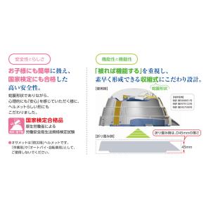 オサメット osamet 防災 ヘルメット 防...の詳細画像2