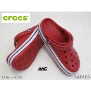 SALE / crocs クロックス 205089-6HC バヤバンドクロック 耐水性 ストラップ付 クッション性 Laサンダル 赤DNV 23.0cm〜25.0cm ＜50%OFF＞｜k-point1192