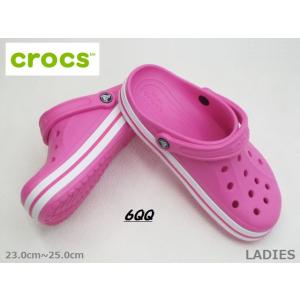 SALE / crocs クロックス 205089-6QQ バヤバンドクロック 耐水性 ストラップ付 クッション性 Laサンダル PK 23.0cm〜25.0cm ＜50%OFF＞｜k-point1192