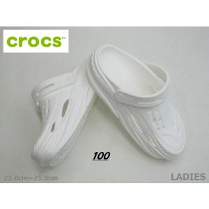 SALE / crocs クロックス 209501-100 オフグリッドクロック 2WAY 通気性 フィット感 Laサンダル 白 23.0cm〜25.0cm＜45％OFF＞｜k-point1192