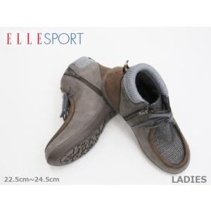 SALE / ELLE SPORT エルスポーツ 14503 低反発 おしゃれ サイドファスナー付 ...