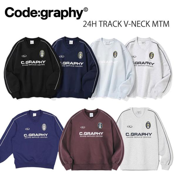 コードグラフィー トレーナー CODEGRAPHY 24H TRACK V-NECK MTM トラッ...