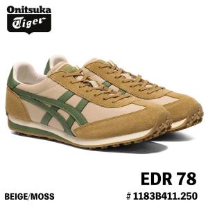 オニツカタイガー スニーカー Onitsuka Tiger EDR 78 BEIGE/MOSS ベージュ / モス # 1183B411.250 シューズ