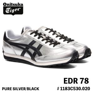 オニツカタイガー スニーカー Onitsuka Tiger EDR 78 PURE SILVER/BLACK ピュア シルバー / ブラック # 1183C530.020 シューズ