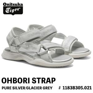 オニツカタイガー サンダル Onitsuka Tiger サンダル OHBORI STRAP オーボリ ストラップ PURE SILVER/GLACIER GREY シルバー/グレー # 1183B305.021 シューズ