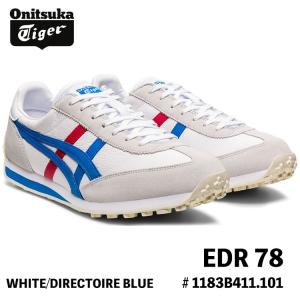 オニツカタイガー スニーカー Onitsuka Tiger EDR 78 FWHITE/DIRECTOIRE BLUE ホワイト／ディレクトワールブルー # 1183B411.101 シューズ