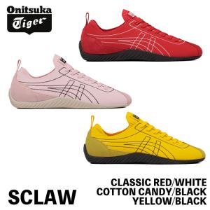 オニツカタイガー スニーカー Onitsuka Tiger SCLAW / スクロウ CLASSIC RED/WHITE COTTON CANDY/BLACK YELLOW/BLACK レッド ホワイト イエロー ブラック