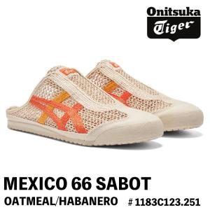 オニツカタイガー スニーカー Onitsuka Tiger MEXICO 66 SABOT メキシコ66 サボ # 1183C123.251 OATMEAL/HABANERO オートミール／ハバネロ シューズ