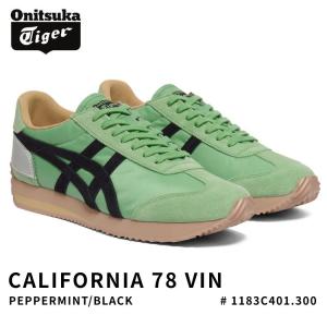 オニツカタイガー スニーカー Onitsuka Tiger CALIFORNIA 78 VIN カルフォルニア 78 VIN PEPPERMINT/BLACK ミント ブラック シューズ メンズ レディース