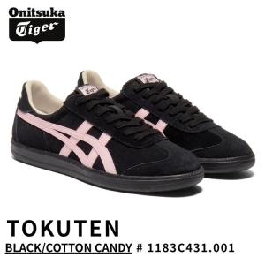 オニツカタイガー スニーカー Onitsuka Tiger TOKUTEN トクテン BLACK/COTTON CANDY ブラックコットン/キャンディ # 1183C431.001 シューズ メンズ レディース