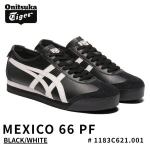 オニツカタイガー スニーカー Onitsuka Tiger MEXICO 66 PF メキシコ66 PF BLACK/WHITE ブラック/ホワイト # 1183C621.001 シューズ