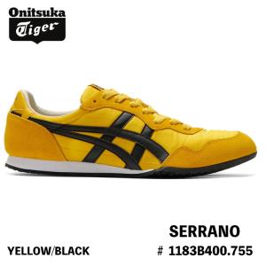 オニツカタイガー スニーカー Onitsuka Tiger SERRANO セラーノ YELLOW/BLACK イエロー ブラック # 1183B400.755 シューズ