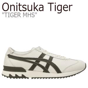 オニツカタイガー スニーカー Onitsuka Tiger TIGER MHS タイガー MHS CREAM クリーム DARK OLIVE ダークオリーブ 1183A878.100 シューズ