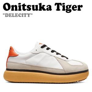 オニツカタイガー スニーカー Onitsuka Tiger スニーカー メンズ レディース DELECITY デレシティ WHITE ホワイト HABANERO ハバネロ 1183B874.102 シューズ