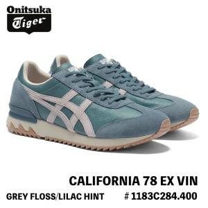 オニツカタイガー スニーカー Onitsuka Tiger スニーカー メンズ レディース CALIFORNIA 78 EX VIN カルフォルニア 78 EX GREY FLOSS/LILAC HINT 1183C284.400