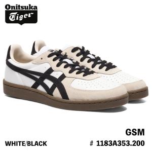 オニツカタイガー スニーカー Onitsuka Tiger メンズ レディース GSM ジーエスエム WHITE/BLACK ホワイト ブラック 1183A353.136 シューズ