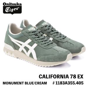 オニツカタイガー スニーカー Onitsuka Tiger スニーカー メンズ レディース CALIFORNIA 78 EX カルフォルニア 78 EX MONUMENT BLUE/CREAM 1183A355.405