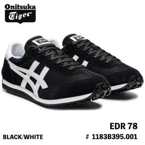 オニツカタイガー スニーカー Onitsuka Tiger EDR 78 BLACK/WHITE ブラック ホワイト 黒白 オニツカシューズ # 1183B395.001 シューズ