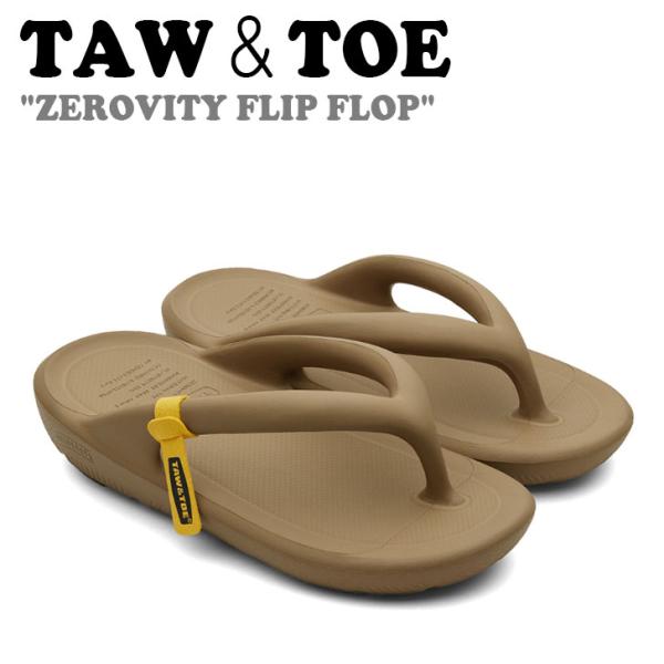 トー＆トー サンダル メンズ レディース TAW＆TOE ZEROVITY FLIP FLOP ゼロ...