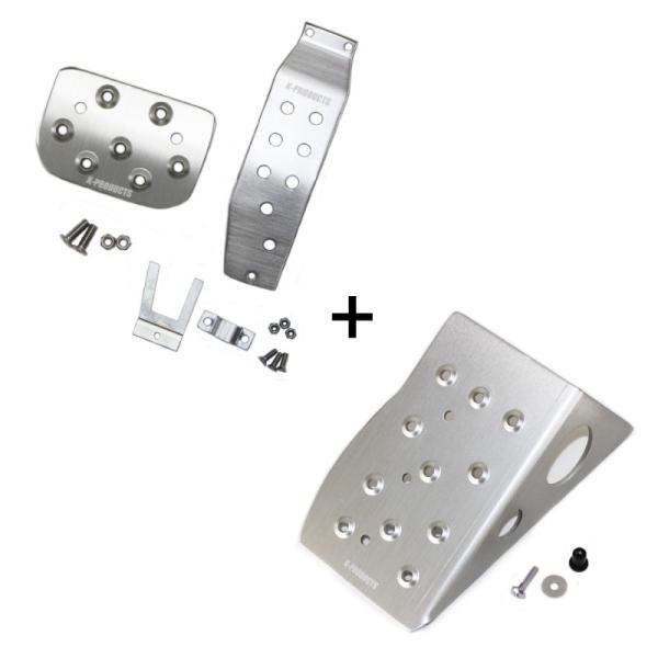 ジムニー JB64 シエラ ノマド AT車用 K-PRO アルミペダル＆フットレストセット オートマ...