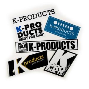 【送料無料】ジムニー K-PRO オリジナルステッカー シール  デザインステッカー アクセサリー カー用品 パーツ カスタム 改造 ステッカー｜k-products