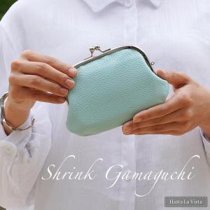 がま口 財布 レディース 本革 シュリンク 日...の詳細画像2