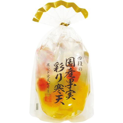 サンヨー堂　果実ゼリー　彩り寒天　350g×24個