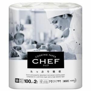 花王　ＣＨＥＦ（シェフ）キッチンペーパー　たっぷり吸収　100枚×2本×6袋　合計12本