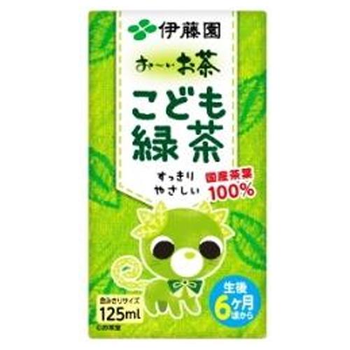 伊藤園　おーいお茶 こども緑茶 125m　l紙パック 36本入 (3本パック×12個)