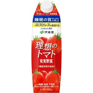 理想のトマト 伊藤園 理想のトマト屋根型キャップ付 紙パック 1L