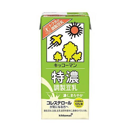 【2ケース】　キッコーマン　特濃調製豆乳　1L×6本×2箱　合計12本