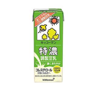 【3ケース】　キッコーマン　特濃調製豆乳　200ml×18本×3箱　合計54本｜k-relight