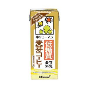 キッコーマン　低糖質　豆乳飲料麦芽コーヒー　200ml×18本｜k-relight