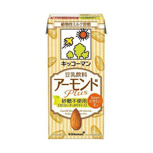 キッコーマン　豆乳飲料　アーモンドPlus砂糖不使用　1L×6本