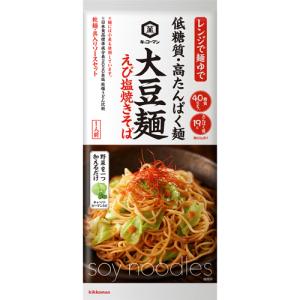 キッコーマン　大豆麺　えび塩焼きそば　９８ｇ×40個｜k-relight