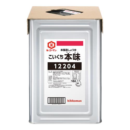 キッコーマン　こいくちしょうゆ　本味　１８Ｌ×1個
