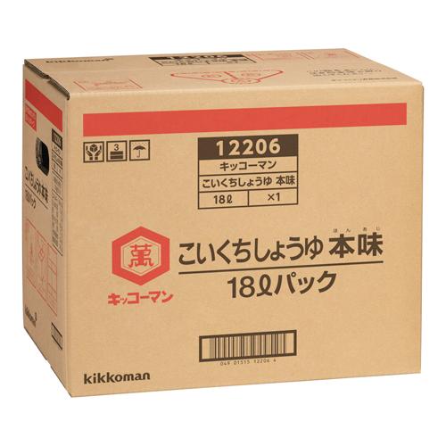 キッコーマン　こいくちしょうゆ　本味　１８ＬＢＩＢ×1個