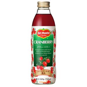 デルモンテ クランベリー 20％ 750ml 瓶 6本入 〔爆買〕 : 専門店中江