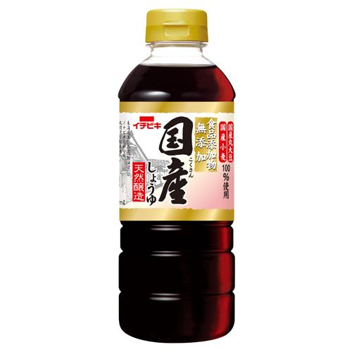 イチビキ　無添加国産しょうゆ　500ml×8個