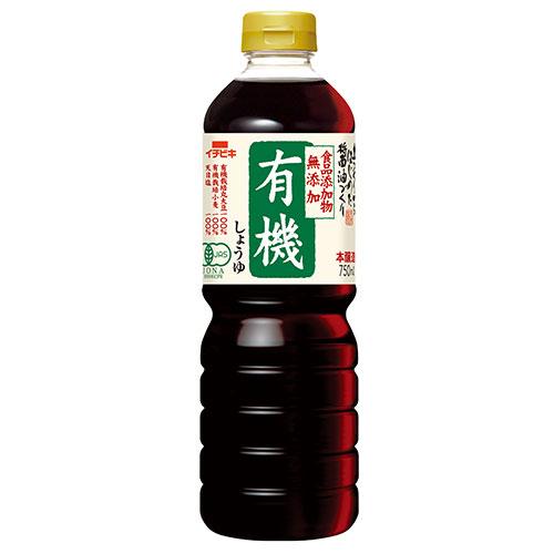 イチビキ　無添加有機しょうゆ　750ml×8個