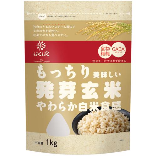 はくばく　もっちり美味しい発芽玄米　1ｋｇ　1ｋｇ×6個
